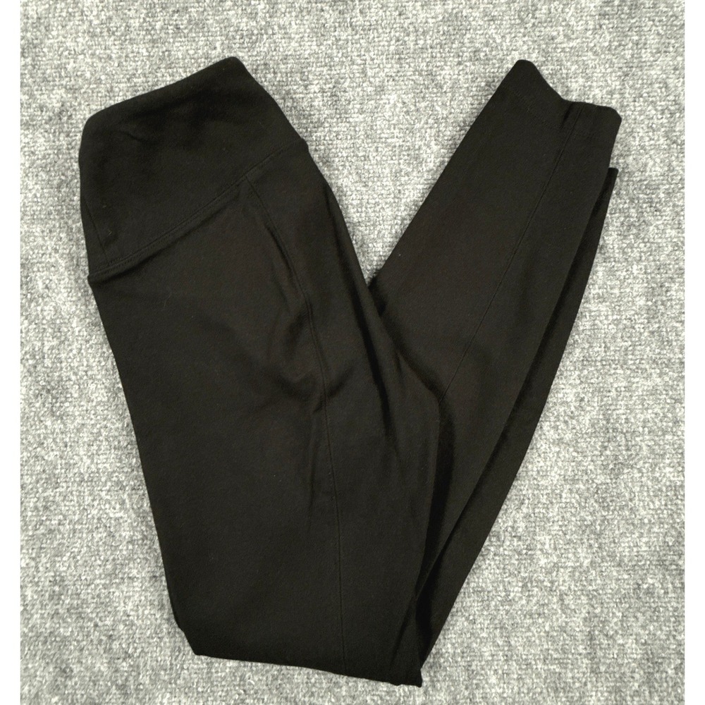 White House Black Market Runway Leggings Womens 4 Black Ponte Stretch Pants